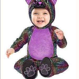 Spirit Halloween Rainbow Cat Costume (0-6 months)